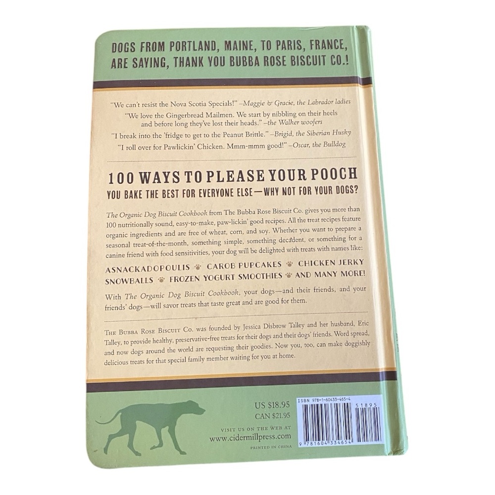 Cookbook for Organic Dog Treats - Picture 3 of 3